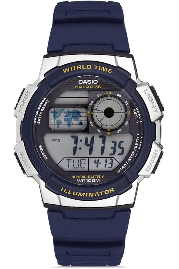 Ae-1000w-2avdf Erkek Dijital Kol Saati - 4