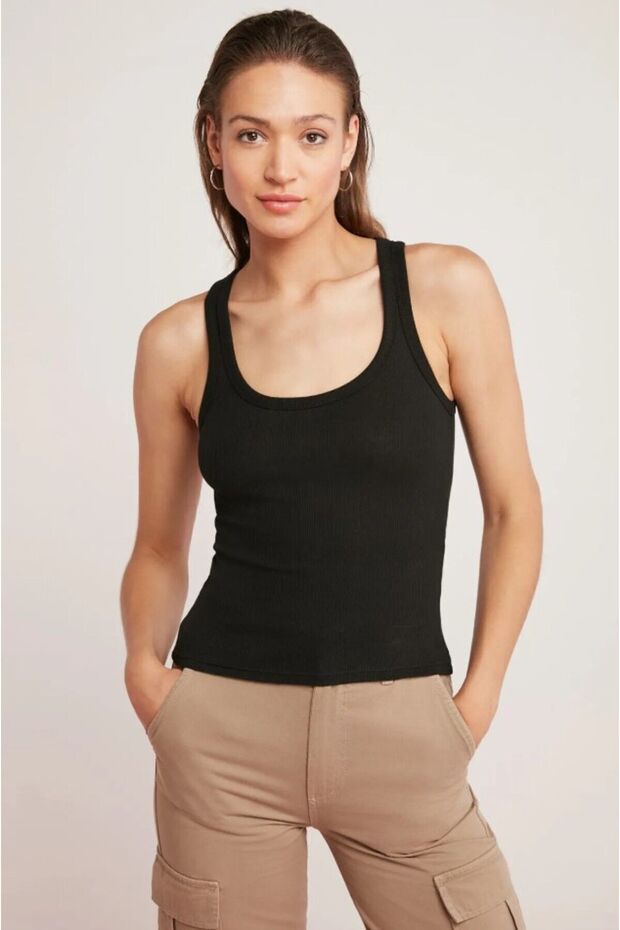 Dier Moda - قميص داخلي أبيض مضلع، أشرطة سميكة، تصميم أساسي - 1