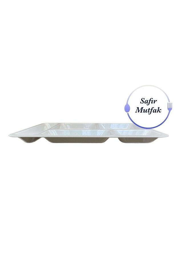 10 Adet 5 Gözlü Beyaz Tabldot Tabak, Tabilot, Tabildot - 3