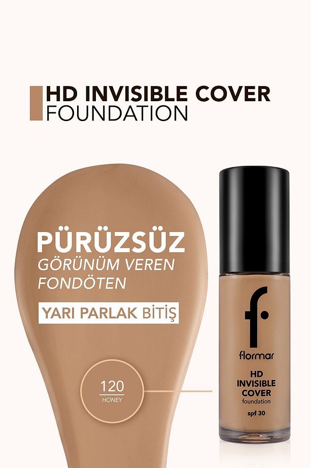 Fondöten Invisible Cover Hd Foundation No: 110 - 5