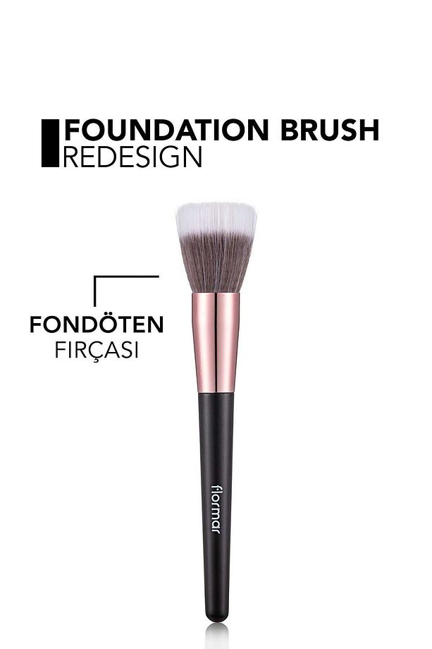 Düz Uçlu Silindir Fondöten Fırçası - Foundation Brush - 001 - 8690604597666 Modern Tasarım 43 - 4
