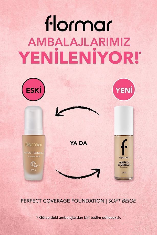 Perfect Coverage Yoğun Kapatıcı Su Bazlı Fondöten (SARI ALT TON) -102 Soft Beige -8682536058162 - 3