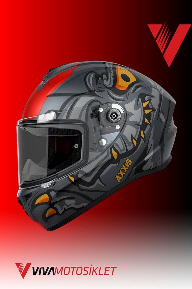 DRAKEN S DINOTOON B5 MATT RED - 1
