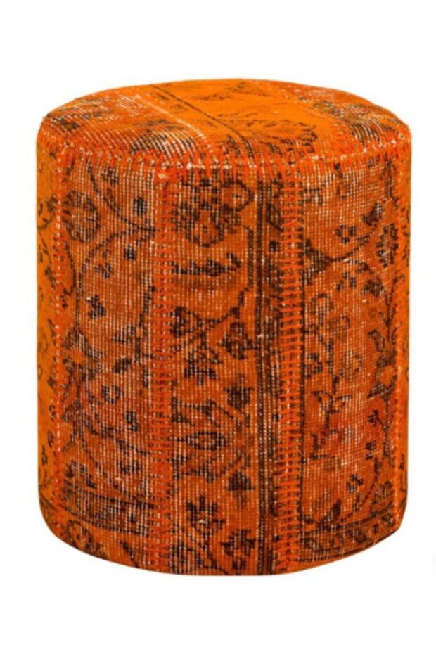 El Dokuma Kilim Patchwork Puf - 1