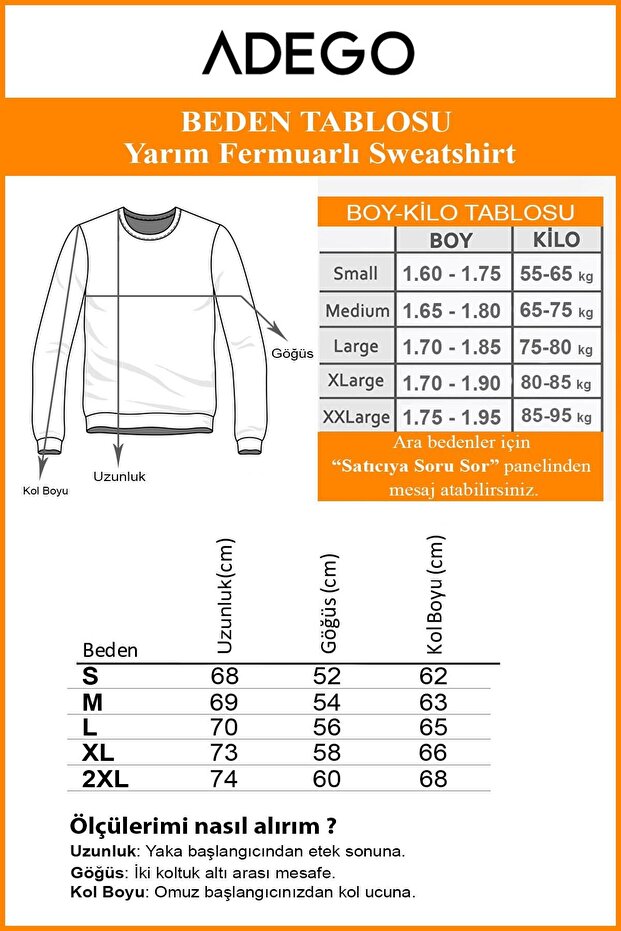 سويت شيرت رجالي عادي باللون الأحمر الفاتح - نصف سحاب - 7