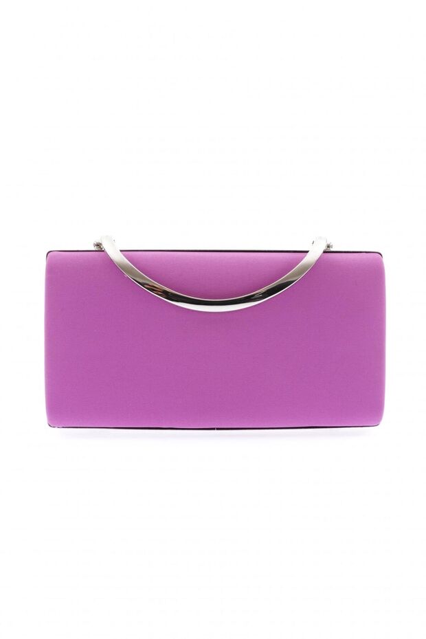 Saraa Purple Evening Dress Portfolio Bag - 3693152
