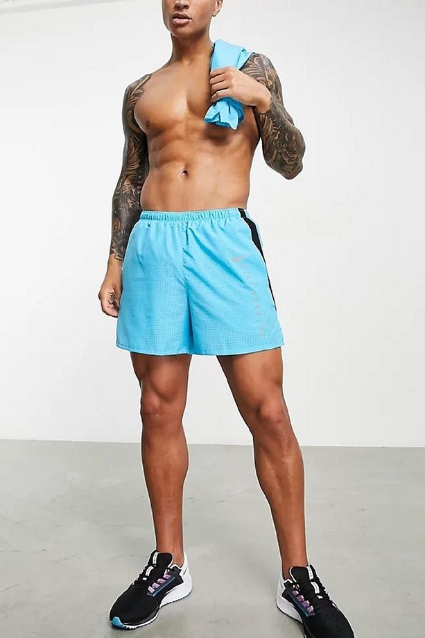 Challenger Run Division Men's Brief-lined 5 Running Shorts Reflective Dq - 3