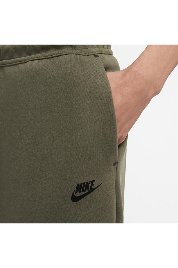 Tech Fleece Haki Şort - 5