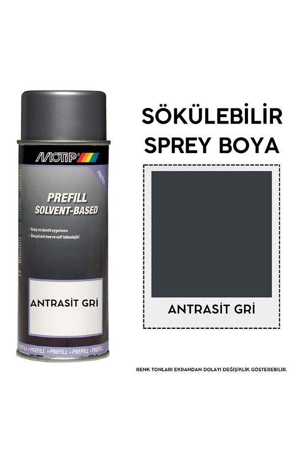 Plasti Dip 400 ml Sökülebilir Kauçuk Mat Antrazit Gri Ral 7016 Sprey Boya - 1