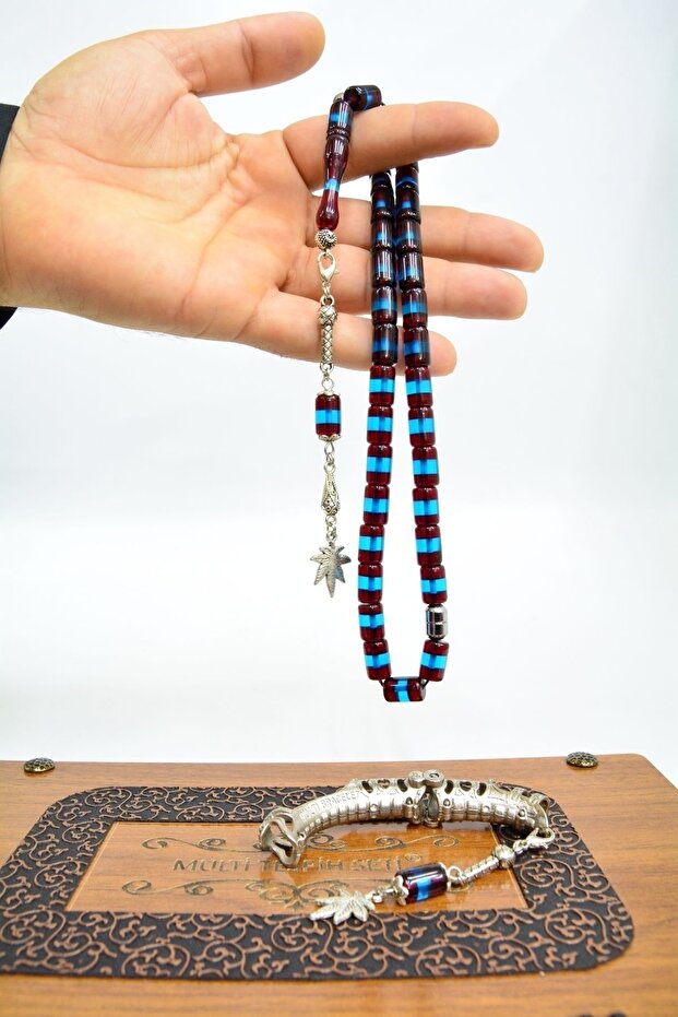 Kesme Model Bileklik Olan Meta Tesbih - 6