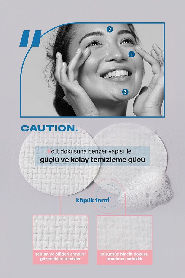 Misel Temizleme Pedi Elensilia Water to Foam Cleansing Pad 60 Adet - 6