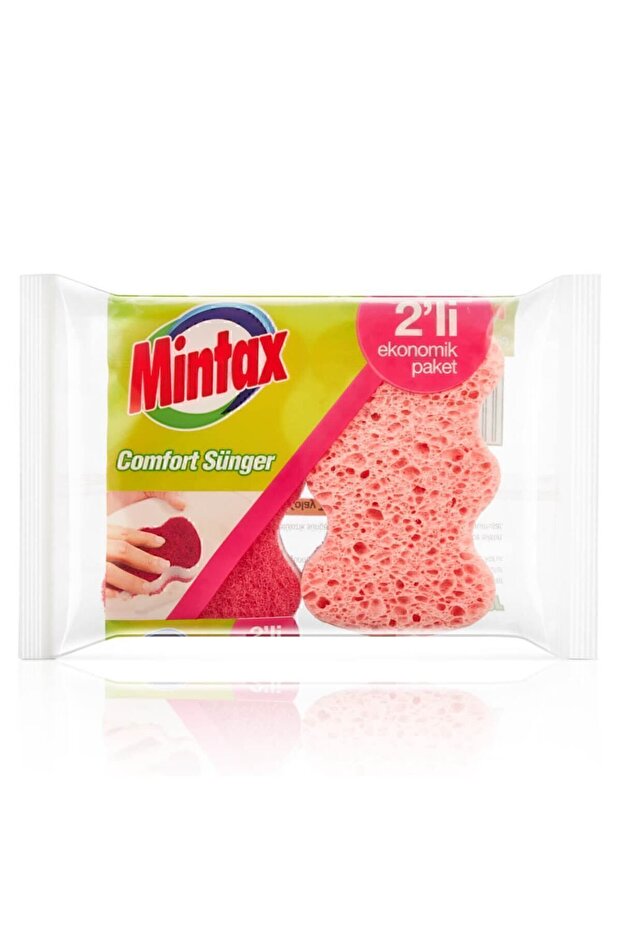 مجموعة إسفنجة مموجة مريحة مكونة من قطعتين - 1