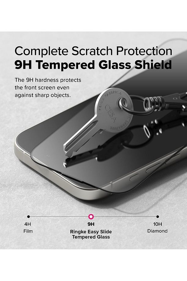 İphone 16 Pro Max Uyumlu Ekran Koruyucu Cam Uygulama Aparatlı Kit Kolay Kurulum Destekli Tam Kaplar - 7