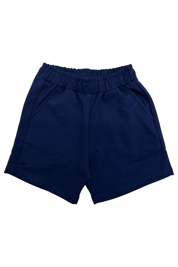 Kız Çocuk Koyu Indigo Şort - 1