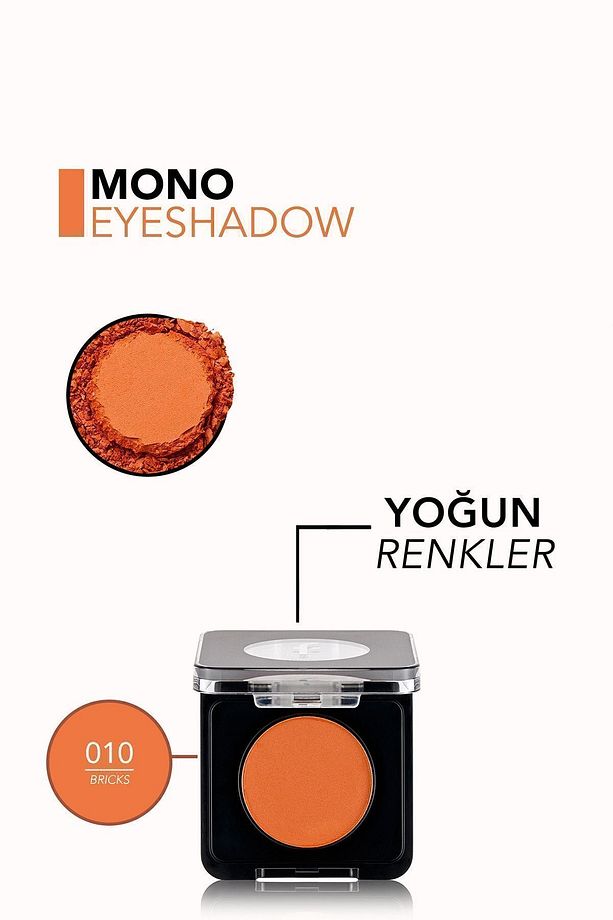 Mono Yüksek Pigmentli & Mat Bitişli Kompakt Göz Farı - 5