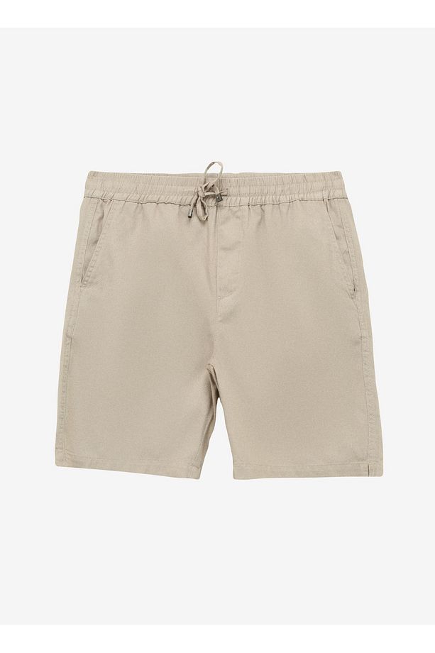 Açık Haki Erkek Basic Bermuda Şort F4sm-sht 0930 - 1