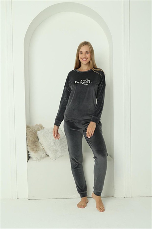 Women's Velvet Smoked Pajama Set 20624