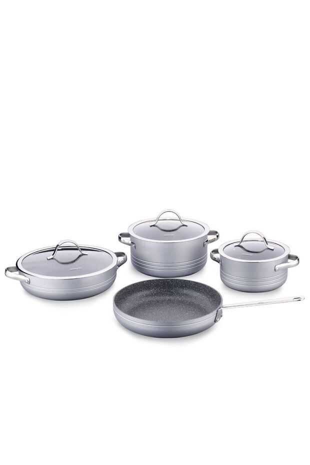 Linea 7 Parça Gri Tencere Seti - 1