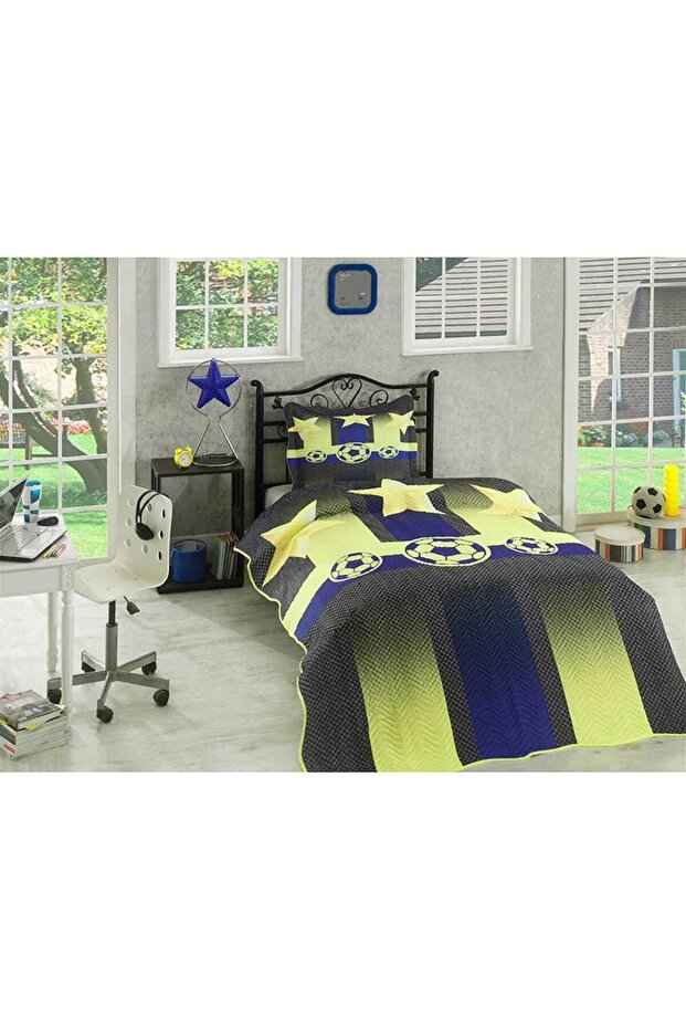 Fanatik Fb Tek Kişilik Kapitone Yatak Örtüsü - 2