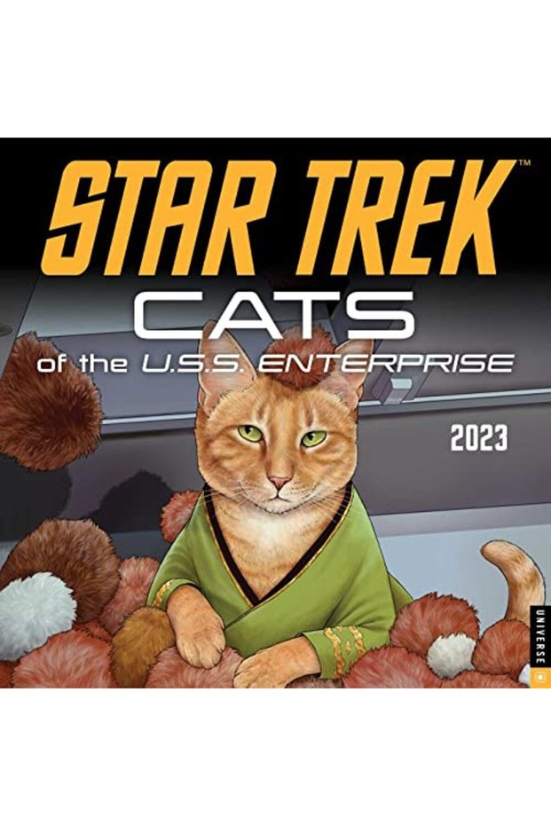 Star Trek Cats Of The Uss Enterprise 2023 Wall Calendar