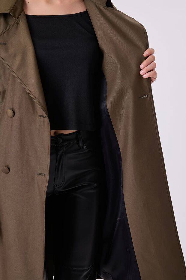 kemerli trençkot - 4