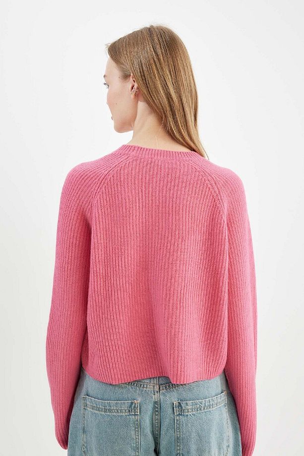 Coool Regular Fit Bisiklet Yaka Basic Düz Triko Kazak L2567az24wn - 6