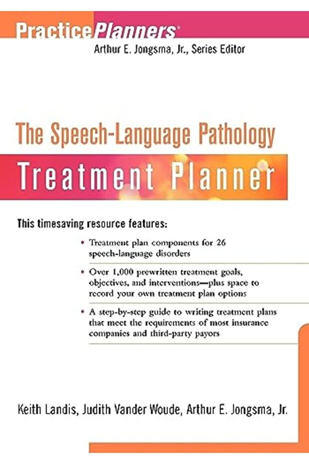 Speechlanguage Pathology Treatment Planner