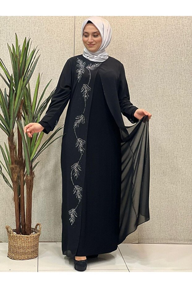 Leaf Stone Evening Dress