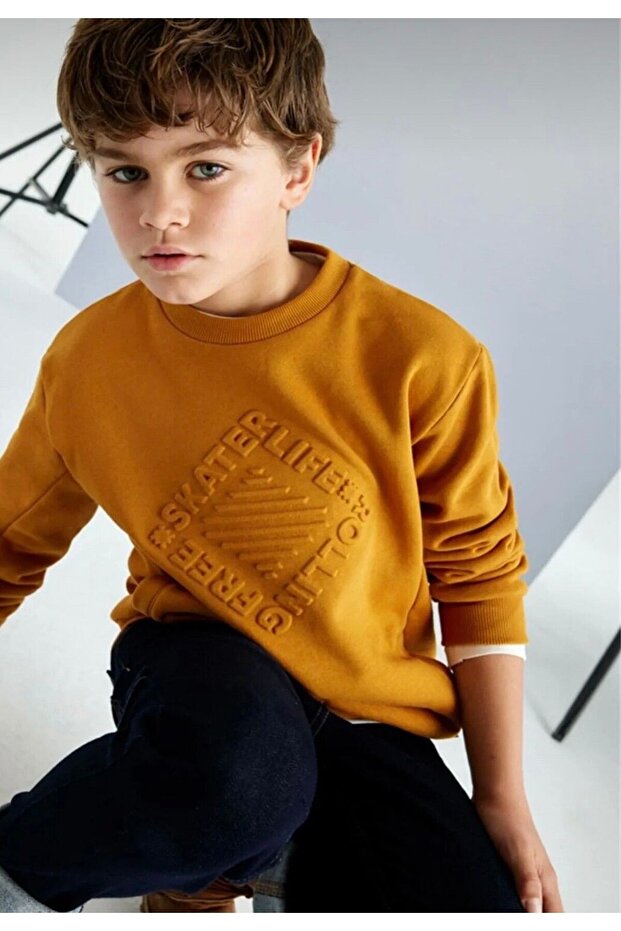 Boy's Embossed Sweatshirt