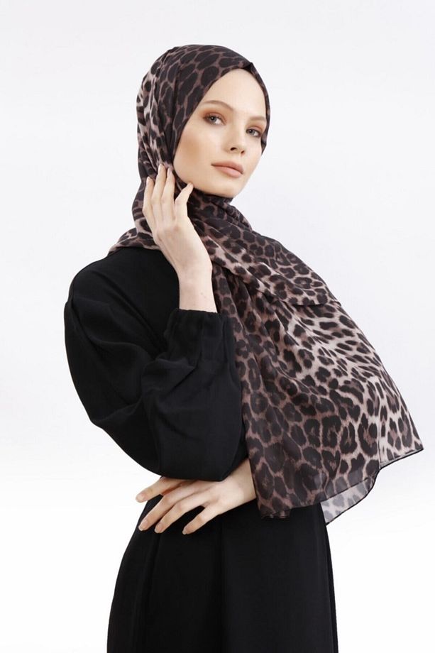 Leopar Desenli Şal - 3
