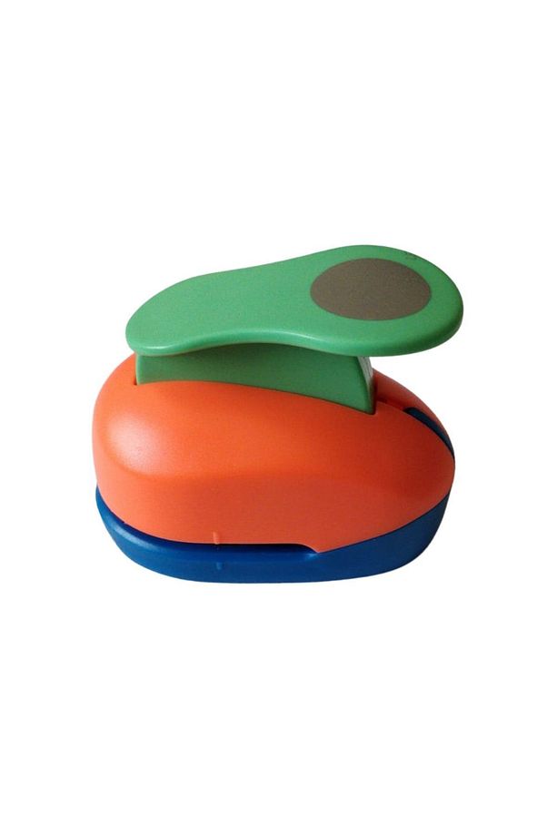 Yuvarlak Kağıt Delgeç - Kart, DIY ve El İşi Projeleri İçin Delgeç, Karışık Renk - 3.81 Cm, 1 ADET - 1
