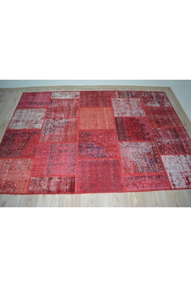 Patchwork El Dokuma Anadolu Kilimi - 1