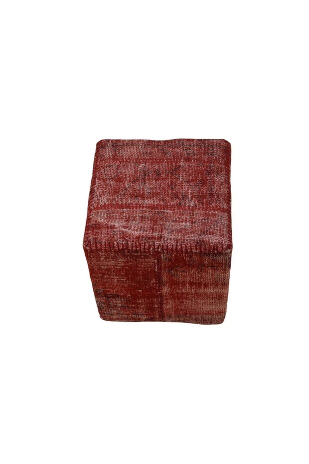 El Dokuma Yün Patchwork Puf - 2