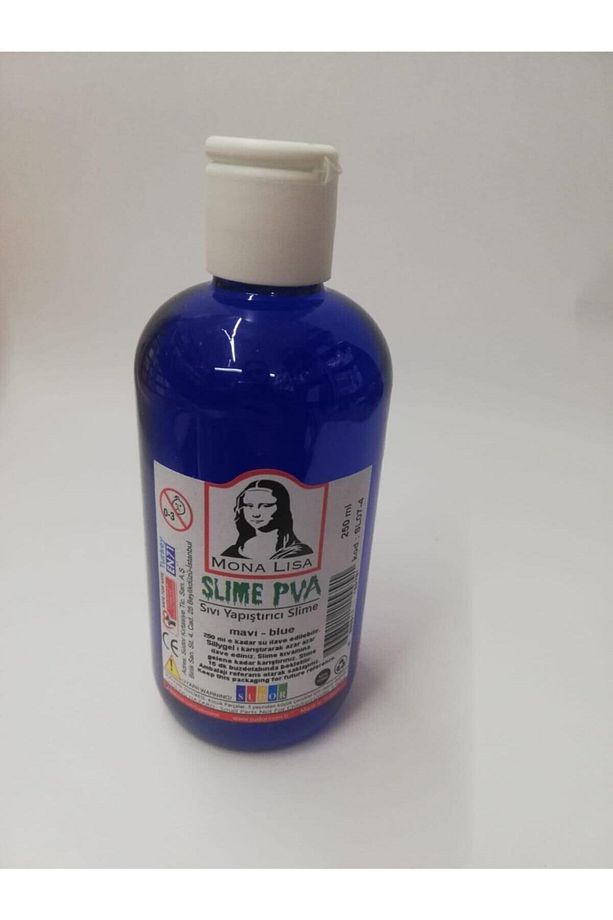 Mona Lisa Slime (Slaym) Sıvı Yapıştırıcı Mavi 250 ml. - 1