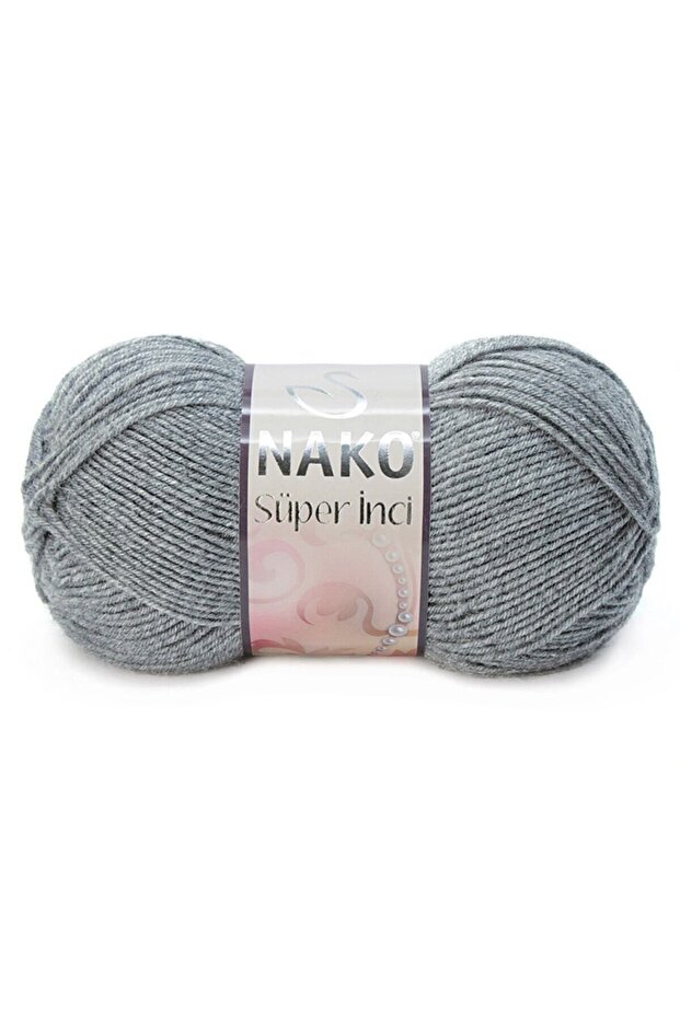 Super Pearl 00194 (Gray Melange) Hand Knitting Yarn/Wool