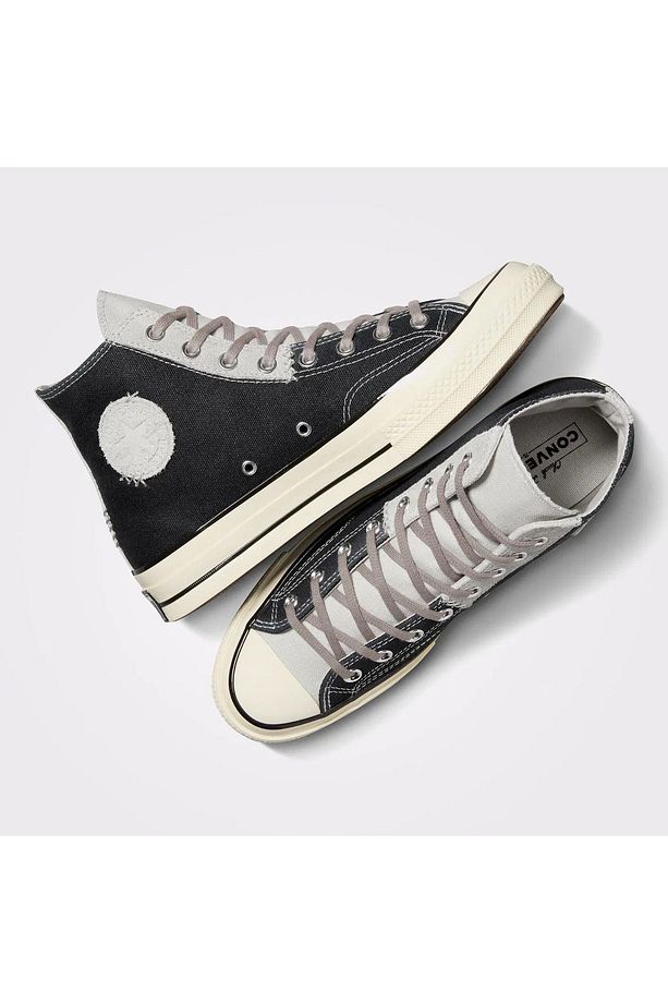 Chuck 70 Mixed Materials Unisex Siyah Sneaker - 4