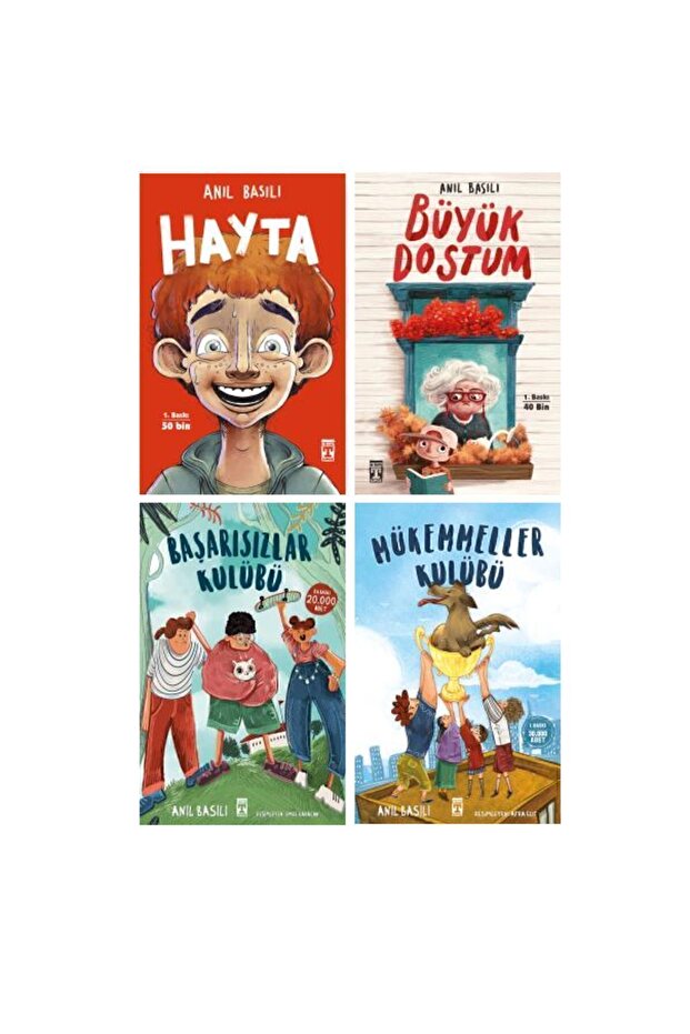 4 Book Sets / Hayta - Büyük Dostum + Başarısızlar Kulübü + Mükemmeller Kulübü