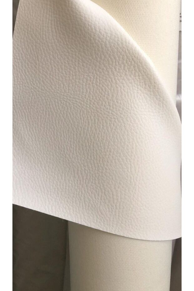 White Faux Leather Ideal Meter Fabric For Furniture And Auto Upholstery