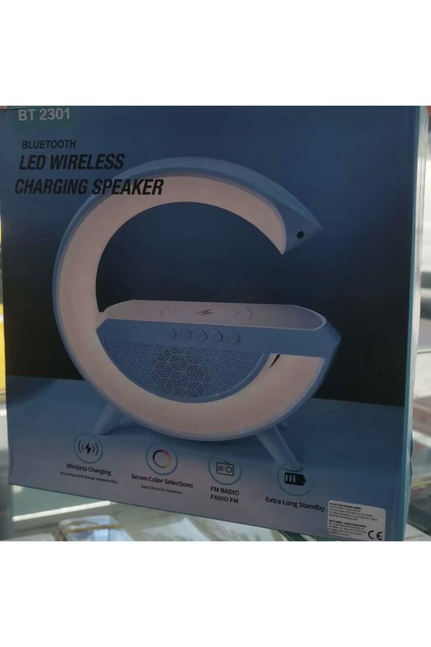 Led wireless charging speaker bt2301 - 1