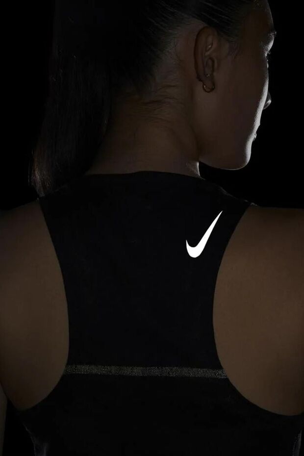 Dri Fit Adv Run Division Running Reflector Tank Reflektörlü Kadın Atlet Siyah - 4