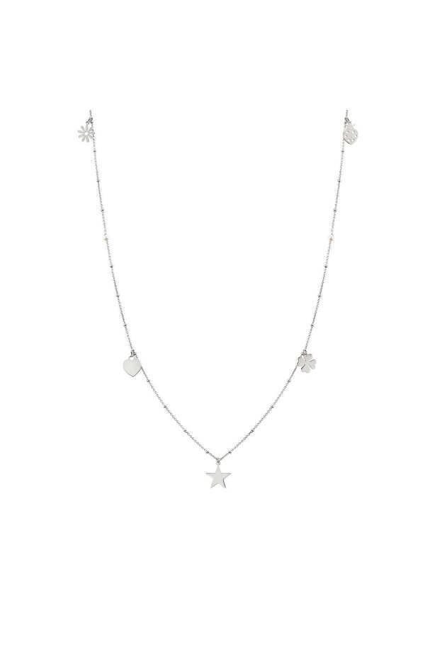 Melodie - Kolye - Gümüş karışık - 1