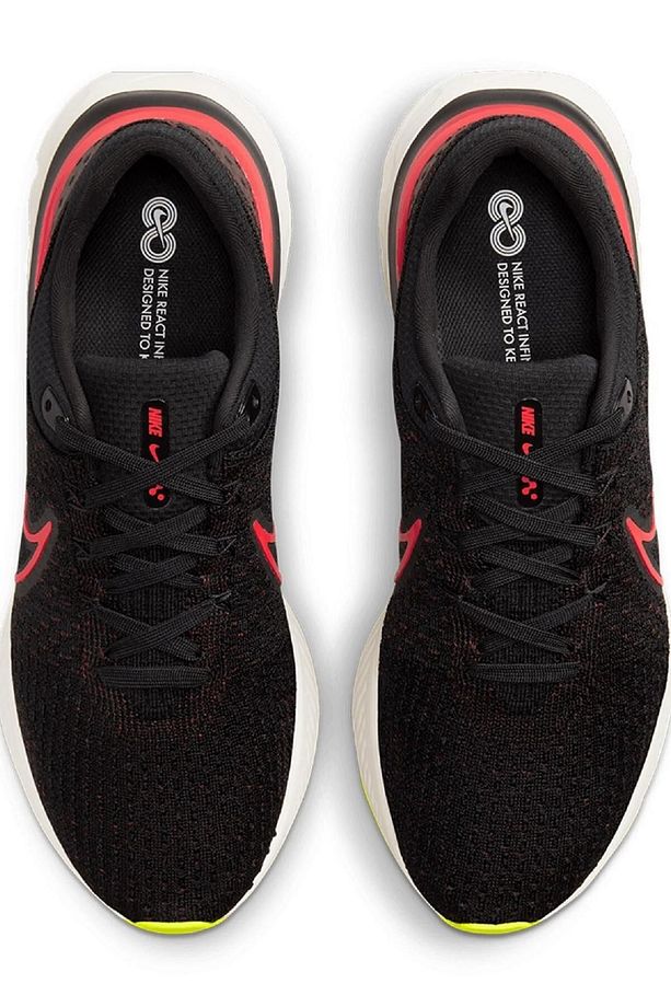İnfinity React Run Flyknit 3 Running Shoes Black Yürüyüş Koşu Ayakkabısı Siyah - 6