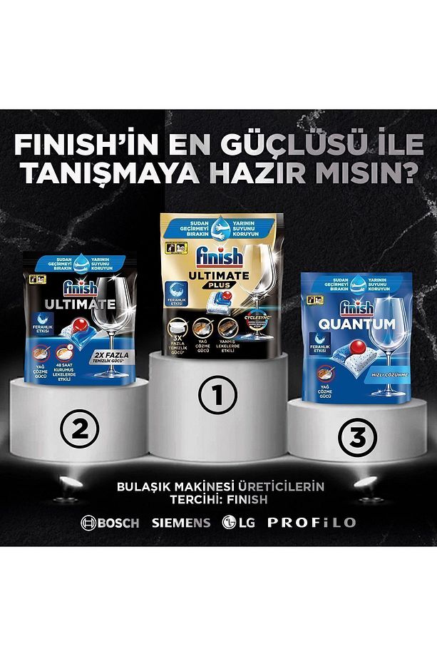 Ultimate Hepsi Bir Arada Bulaşık Makinesi Deterjanı  Kapsül Tablet  170 Adet (85 x 2'li) - 8