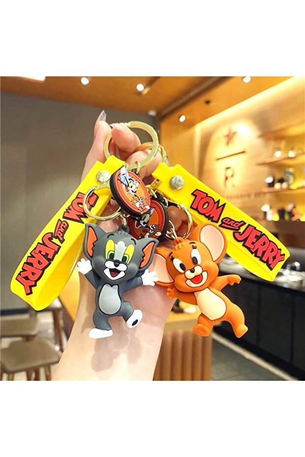 Tom and Jerry Figures - Vip Set of 2 Keychain Quality Modern Special Gift