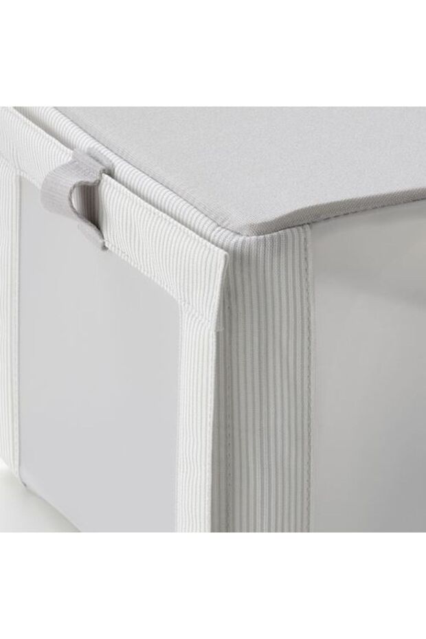 صندوق الأحذية أبيض رمادي - 3