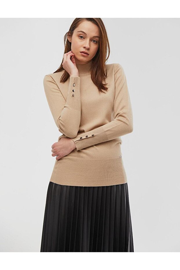 Basic Triko Bluz Taş - 4