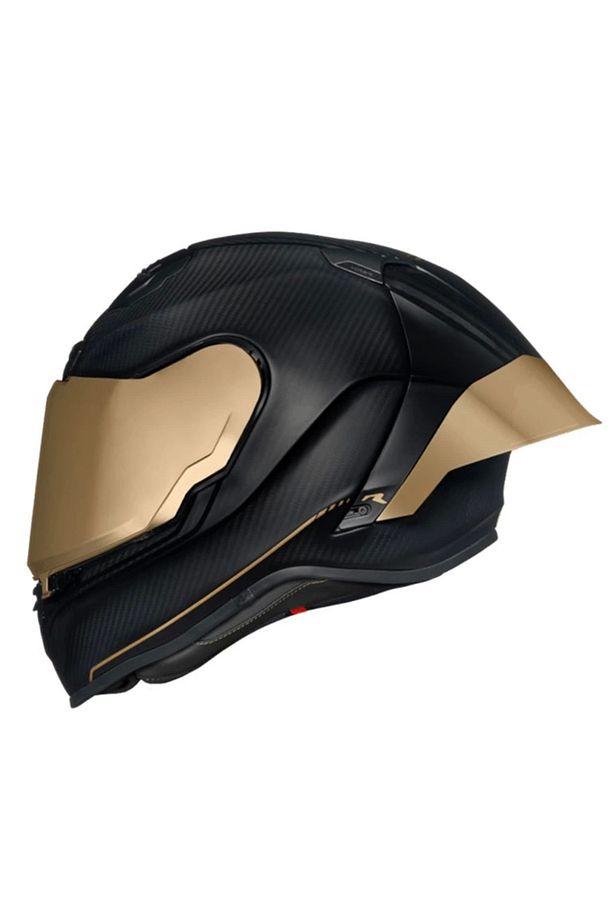 X.r3r Golden Edıtıon Karbon Mat Siyah-sarı Kask - 1