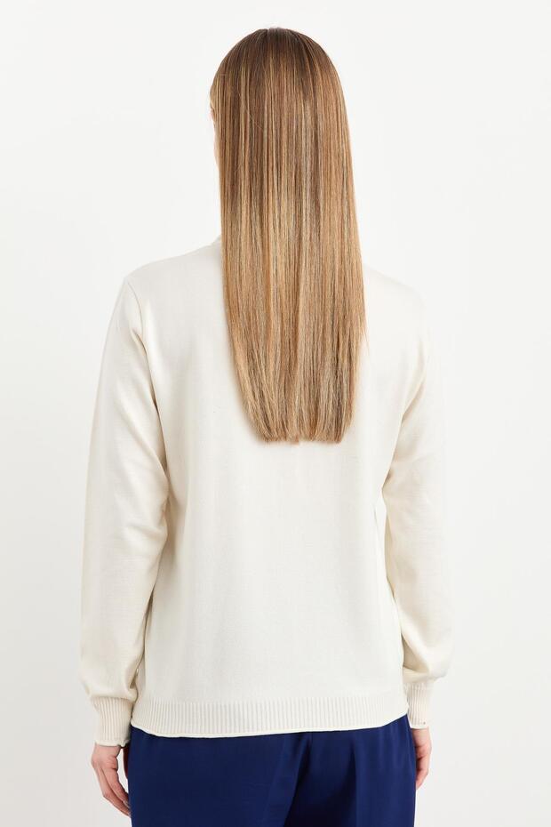 Yarım Balıkçı Bluz Kemik - 5