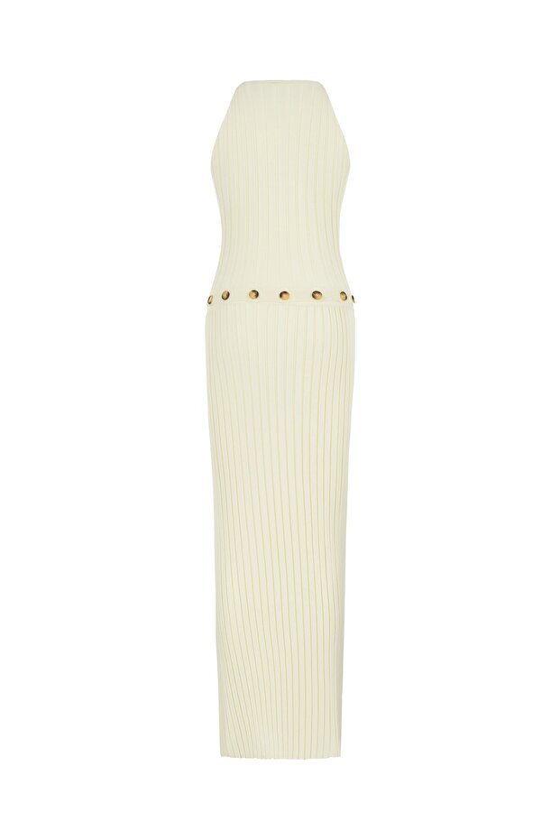 Yırtmaçlı Elbise - 4