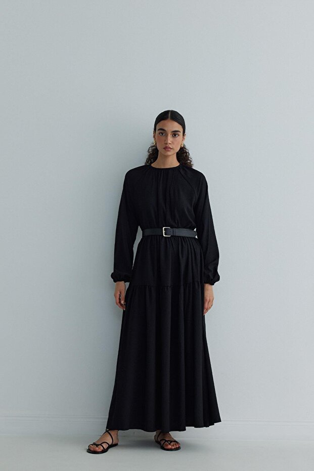 Rochie Celie Neagră Wrap - 1